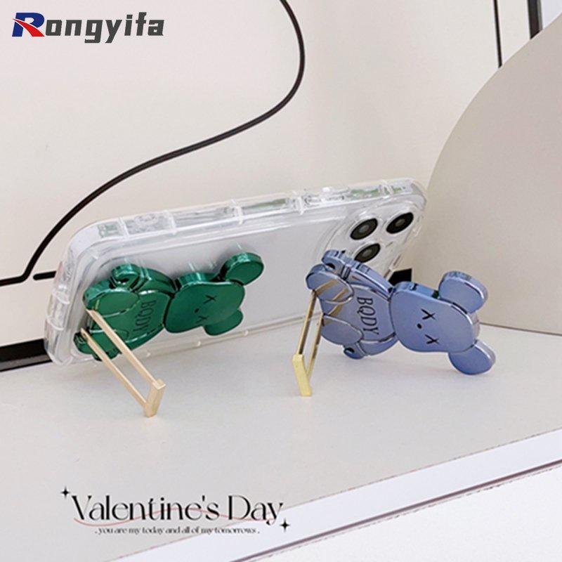 Giá Đỡ Điện Thoại Dạng Gập Hình Gấu Hoạt Hình Đơn Giản