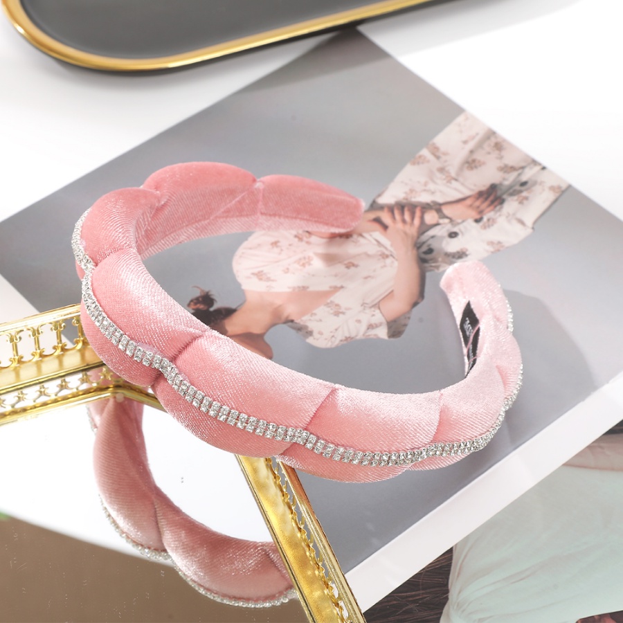 Băng Đô Nhung Đính Đá Thời Trang Hàn Quốc Cho Nữ