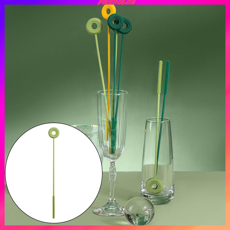 Set 2 Cọ Silicone Tròn Vệ Sinh Bình Sữa Em Bé Tiện Dụng