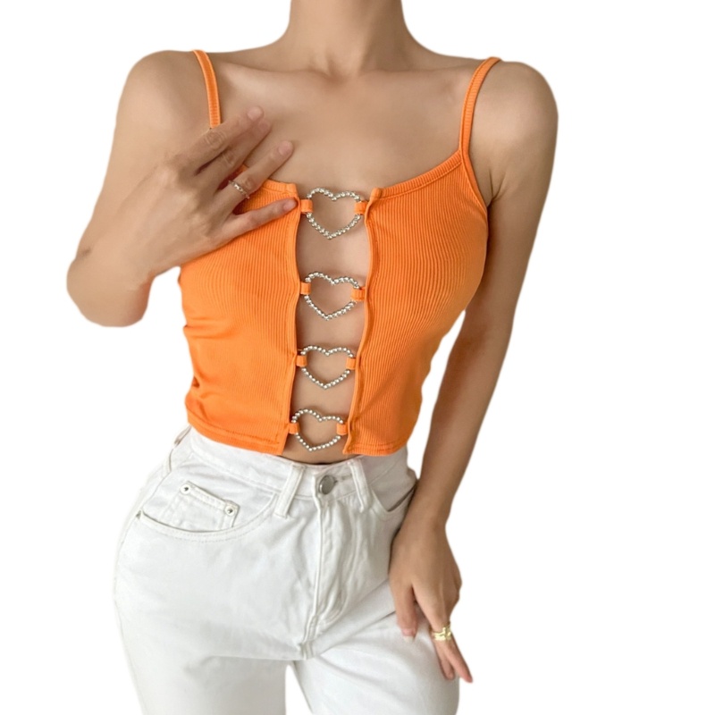 Áo Croptop Sát Nách Màu Trắng Quyến Rũ Thời Trang Mùa Hè Cho Nữ