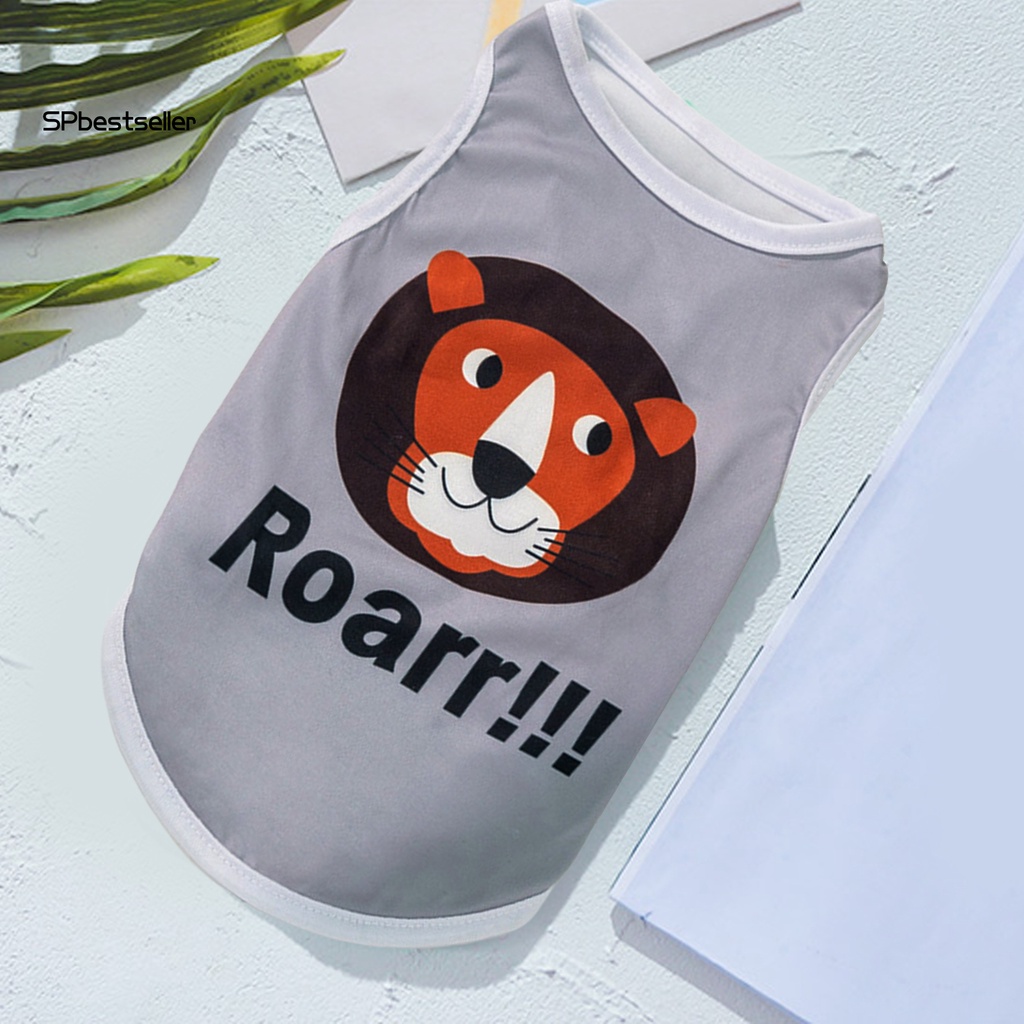 Áo Chui Đầu Co Giãn Tốt In Họa Tiết Hoạt Hình Xinh Xắn Cho Thú Cưng