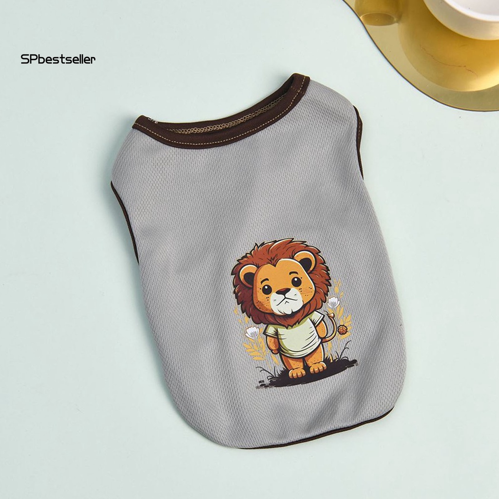 Áo Thun In Họa Tiết Hoạt Hình Gấu Trúc Bằng Polyester Thoáng Khí Thời Trang Mùa Hè Cho Thú Cưng