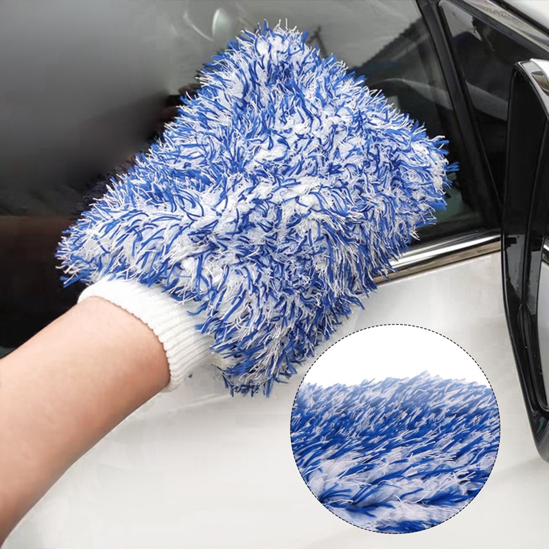 Găng Tay Bông Mềm Lau Xe Hơi Chuyên Dụng