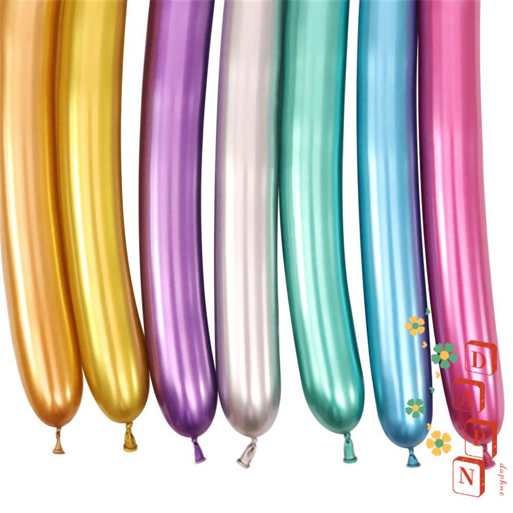 Set 10 Dây Latex Dài Nhiều Màu Trang Trí Tiệc Sinh Nhật