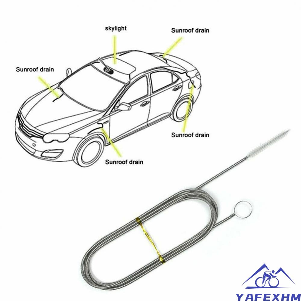 1 * Bàn Chải Thông Dụng Làm Sạch Ống Thoát Nước Xe Hơi 150cm