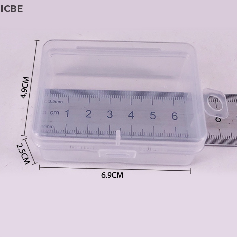 Set 10 Hộp Nhựa Trong Suốt Trưng Bày Trang Sức