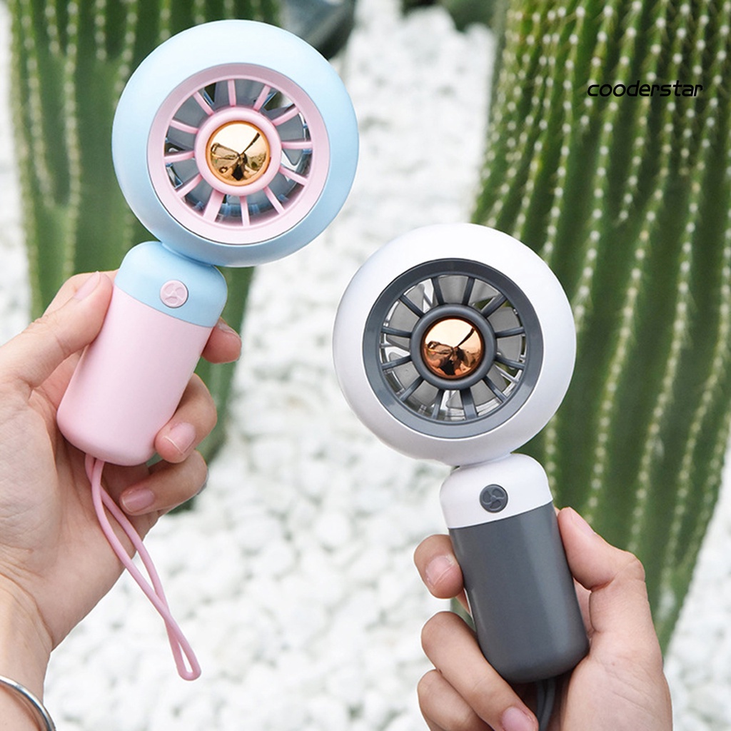 Quạt Điện Làm Mát 5 Cánh Sạc Cổng USB Thiết Kế Turbo Giảm Tiếng Ồn Thấp An Toàn Kích Thước Nhỏ Gọn Dành Cho Gia Đình