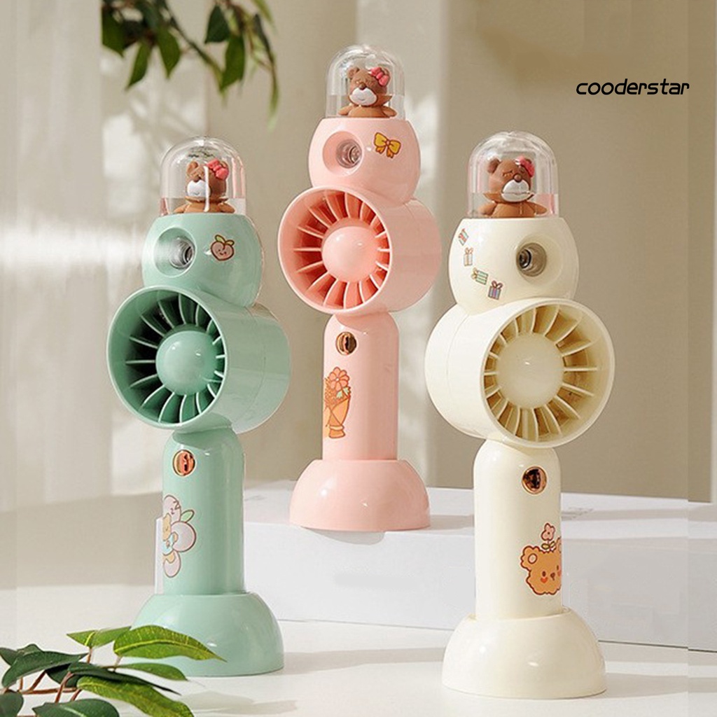 1 Bộ Quạt Làm Mát Cầm Tay 50ML 3 Tốc Độ Gió USB Ít Ồn Có Thể Tháo Rời 2 Trong 1