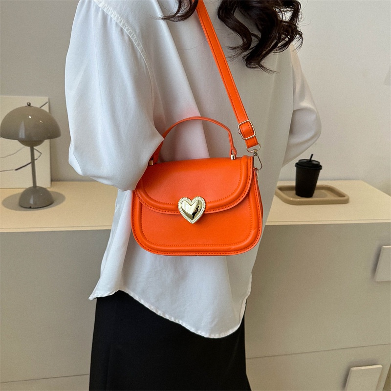 Túi Xách JASMIN NOIR Da PU Có Khóa Hình Trái Tim Thời Trang Dành Cho Nữ