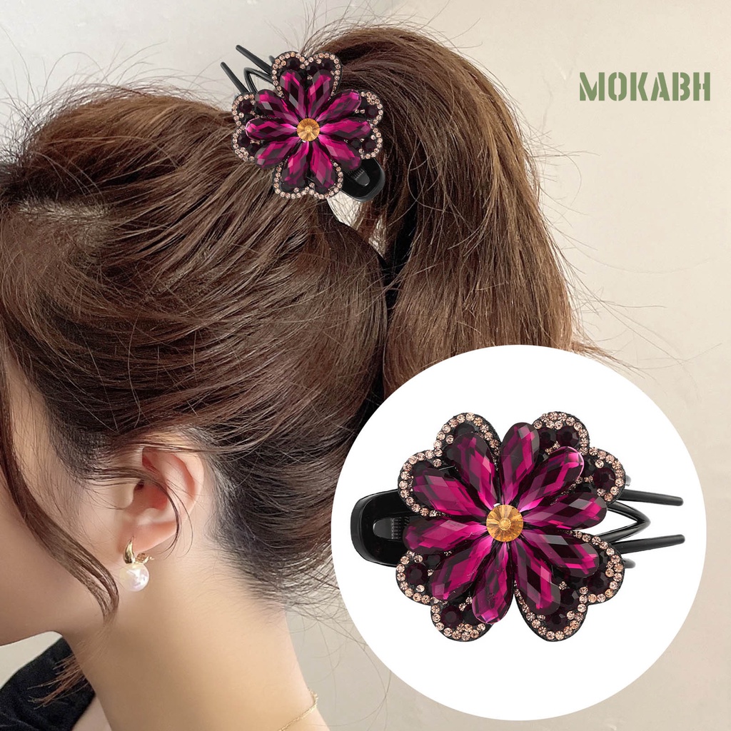 Kẹp Tóc Đính Đá Lấp Lánh Thời Trang Cho Nữ