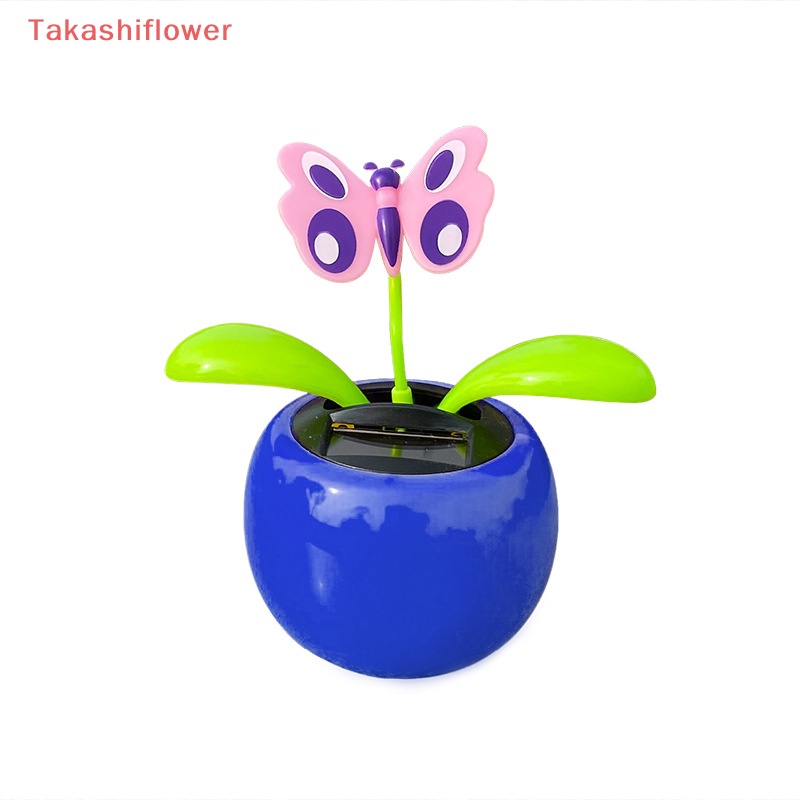 (Takashiflower) Đầu Bướm Lắc Tự Động Trang Trí Nội Thất Xe Hơi