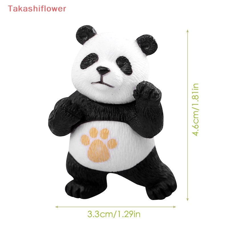 1 Mô Hình Gấu Trúc Mini Dễ Thương Trang Trí Sân Vườn / Nhà Cửa / Tiệc Sinh Nhật