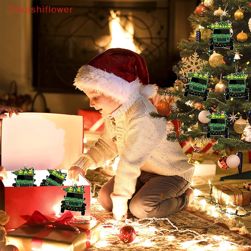 Phụ Kiện Treo Trang Trí Cây Thông Giáng Sinh Năm Mới Bằng Acrylic