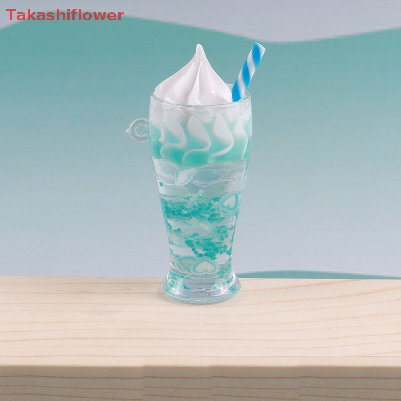 (Takashiflower) Đồ trang trí Lọ Kem Dạ Quang Mini Bằng Nhựa Resin Trang Trí Tiểu Cảnh