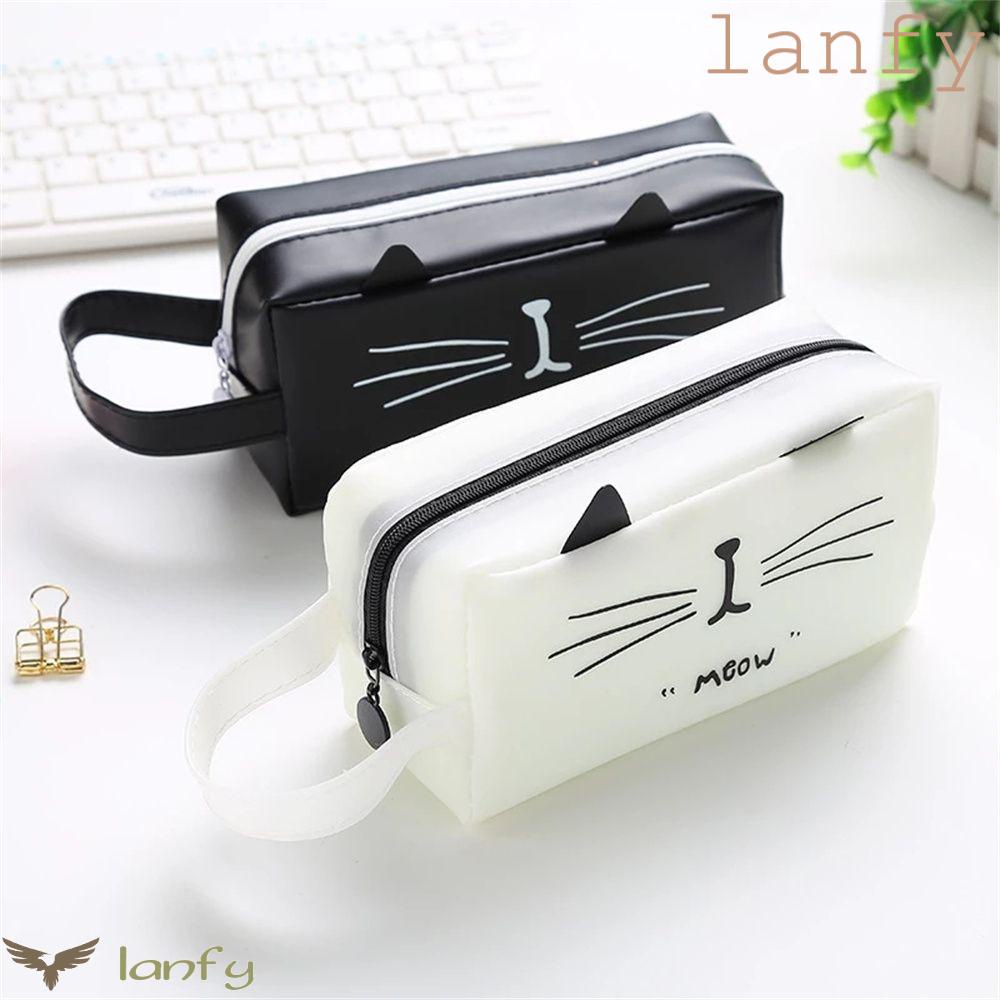 Túi Đựng Bút Hình Mèo Dễ Thương Cho Học Sinh
