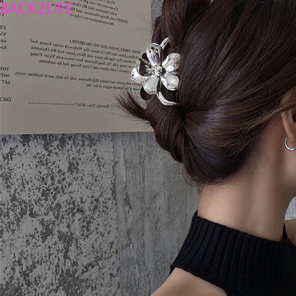 Kẹp Tóc Hình Cá Mập Bằng Kim Loại Kiểu Vintage Thanh Lịch Cho Nữ 2life