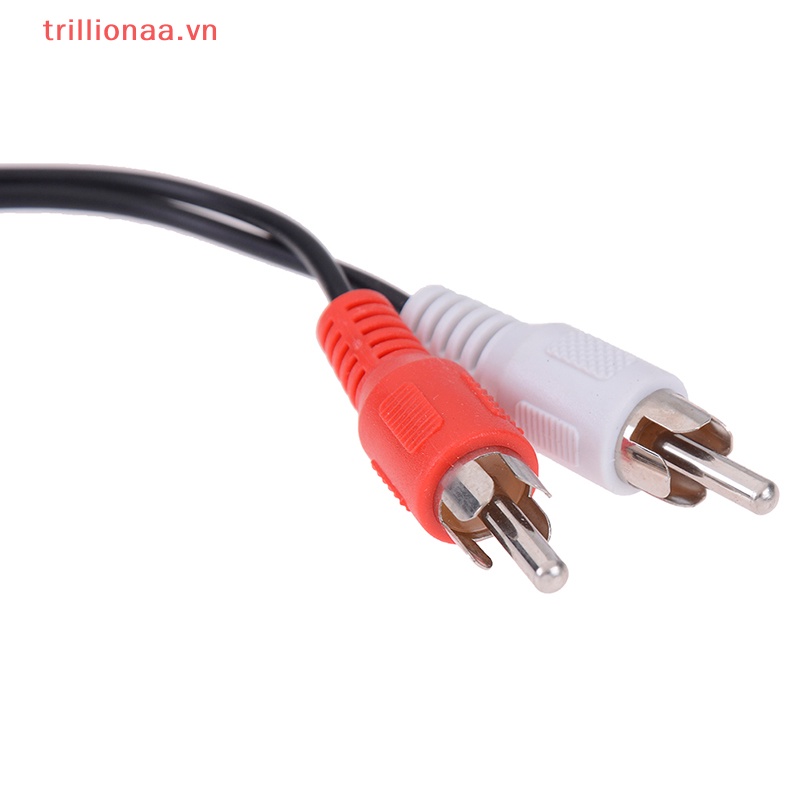 Cáp Chuyển Đổi Âm Thanh Trillionaaa 2 Trong 1 Từ 3.5mm Sang 2rca Vn VN VN