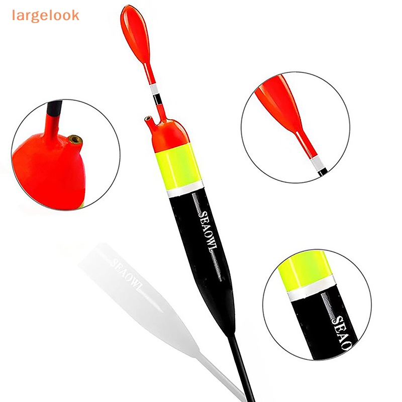 Set 5 Phao Câu Cá 4.9in 6.3in Bằng Gỗ Chống Trượt Tiện Dụng