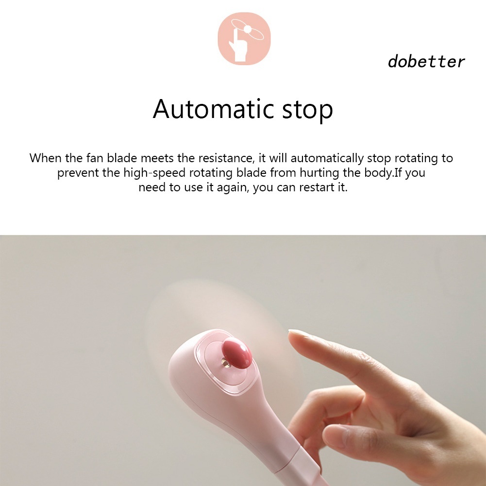 Quạt Làm Mát Mini Di Động Có Thể Sạc Lại Bằng Cổng USB