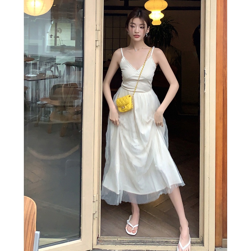 Đầm Hai Dây Thời Trang Mùa Hè 2023 Cho Nữ