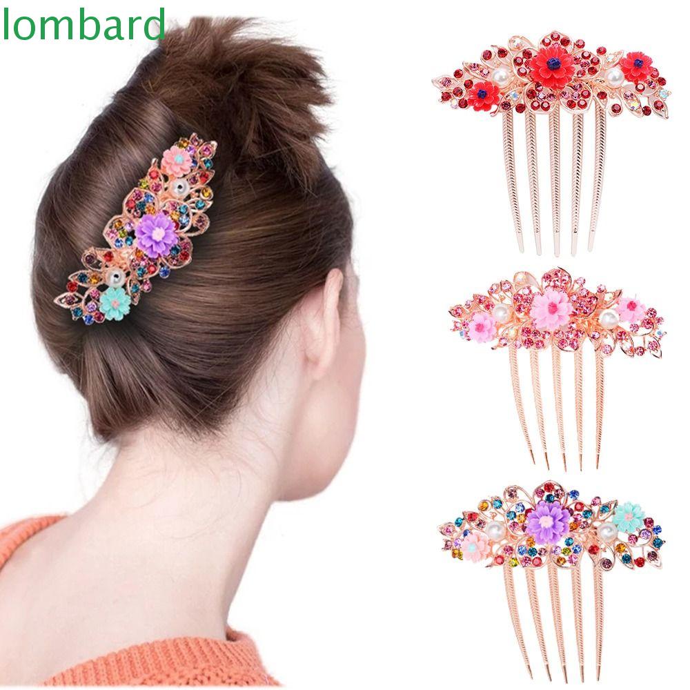 Trâm Cài Tóc Hình Hoa Phong Cách Vintage Thanh Lịch Cho Nữ|Lược Chải Tóc Phong Cách Hàn Quốc Xinh Xắn Cho Nữ