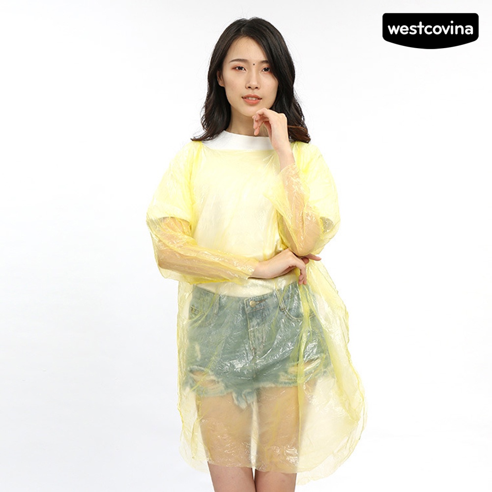 [COD]☁Áo Mưa Poncho Khẩn Cấp Có Mũ Trùm Dùng Một Lần Chống Nước Cho Người Lớn