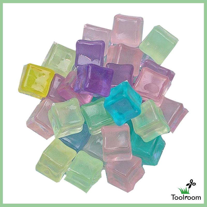 Đá Viên Hình Vuông Bằng Acrylic Dùng Làm Đạo Cụ Chụp Ảnh