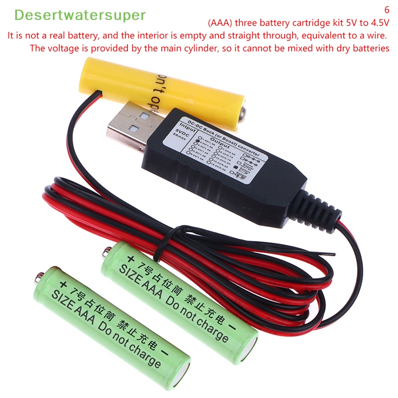 1 Chiếc Dây Cáp Nguồn AA / AAA Thay Thế 1-3 Chiếc 1.5V