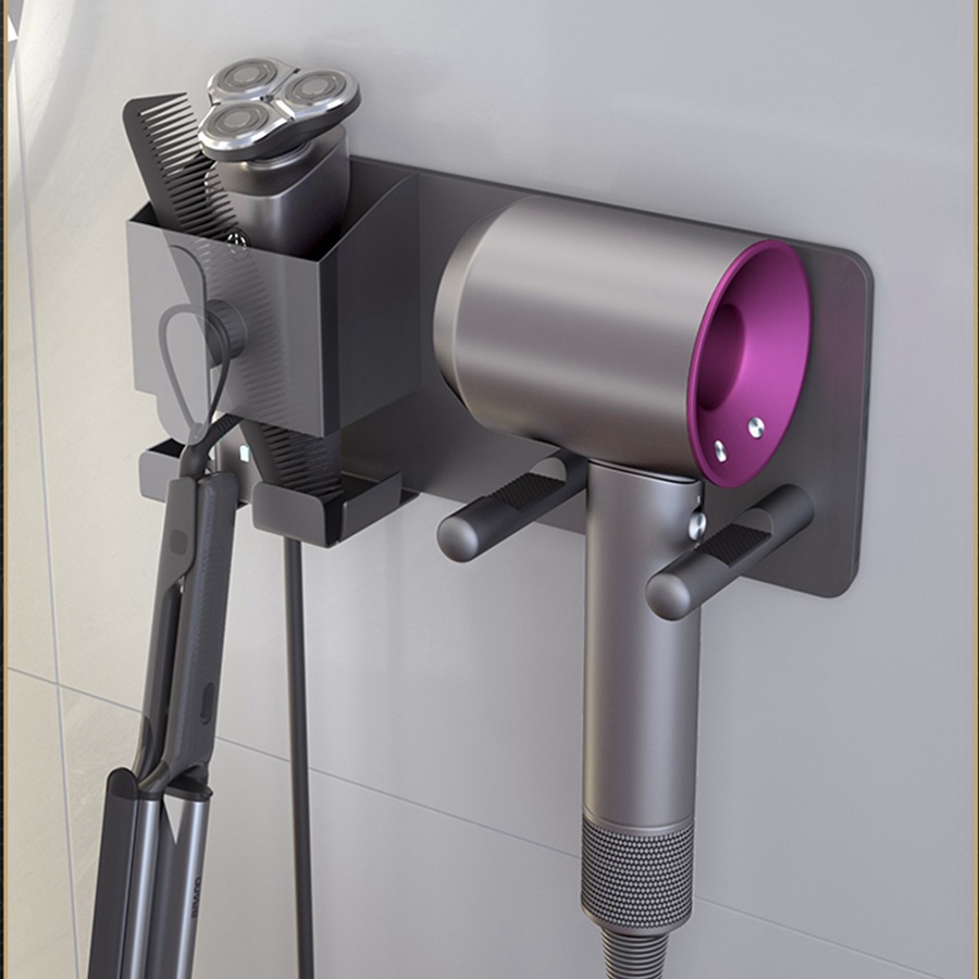 [TThome79] Giá đỡ máy sấy tóc treo tường Hair Dryer Holder Wall Mounted DS001 tải 10kg max