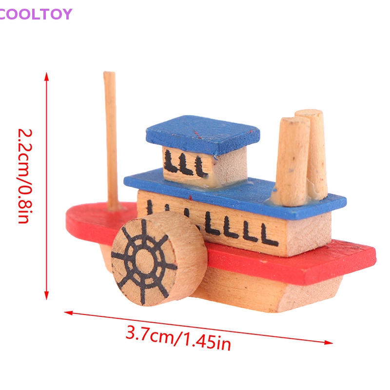 Thuyền Ferry Mini Tỉ Lệ 1: 12 Trang Trí Nhà Búp Bê