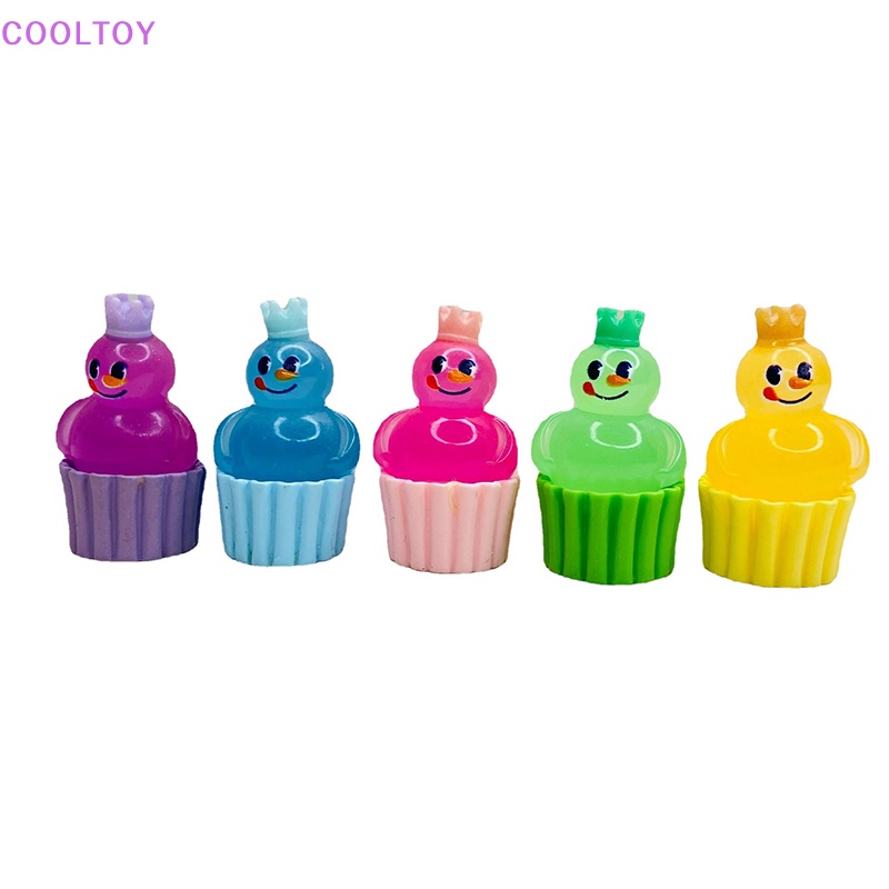 Bộ 2 Cốc Làm Mát Mini In Hoạt Hình Tuyết Dạ Quang Trang Trí Nhà Cửa / Xe Hơi