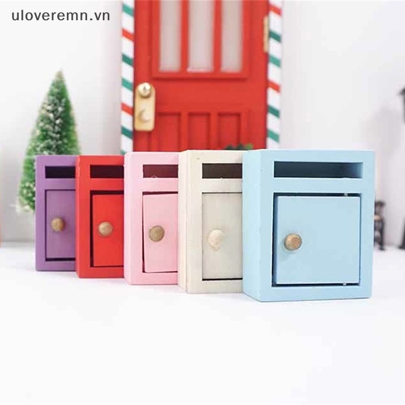 1 Hộp Thư Mini Màu Sắc In Chữ 1: 12 Trang Trí Nhà Búp Bê