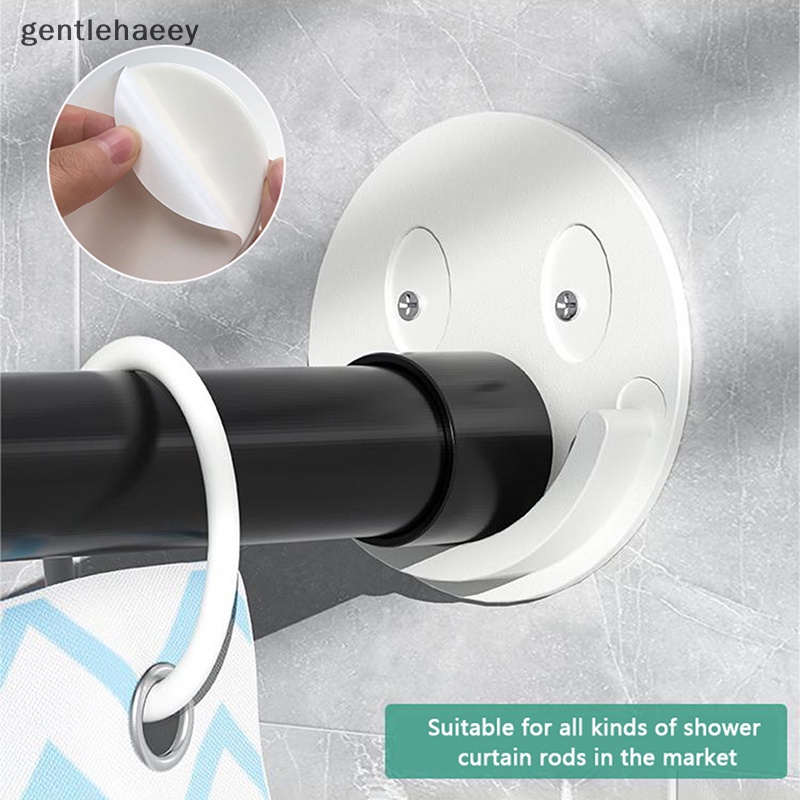 Bộ 2 Giá Đỡ Thanh Treo Rèm Cửa Gắn Tường Nhà Tắm Tiện Dụng