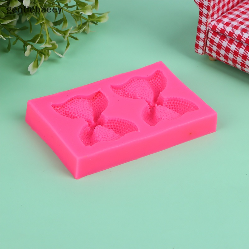 1 Khuôn Silicone Làm Bánh Hình Nơ 3D Độc Đáo