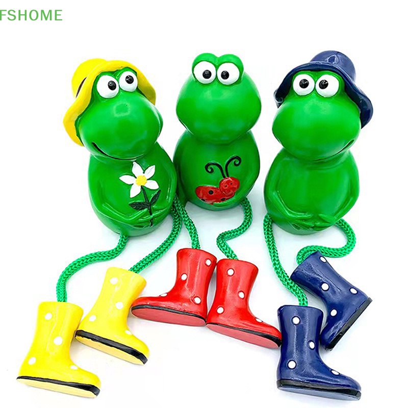 Set 3 Tượng Ếch Trang Trí Sân Vườn Mới