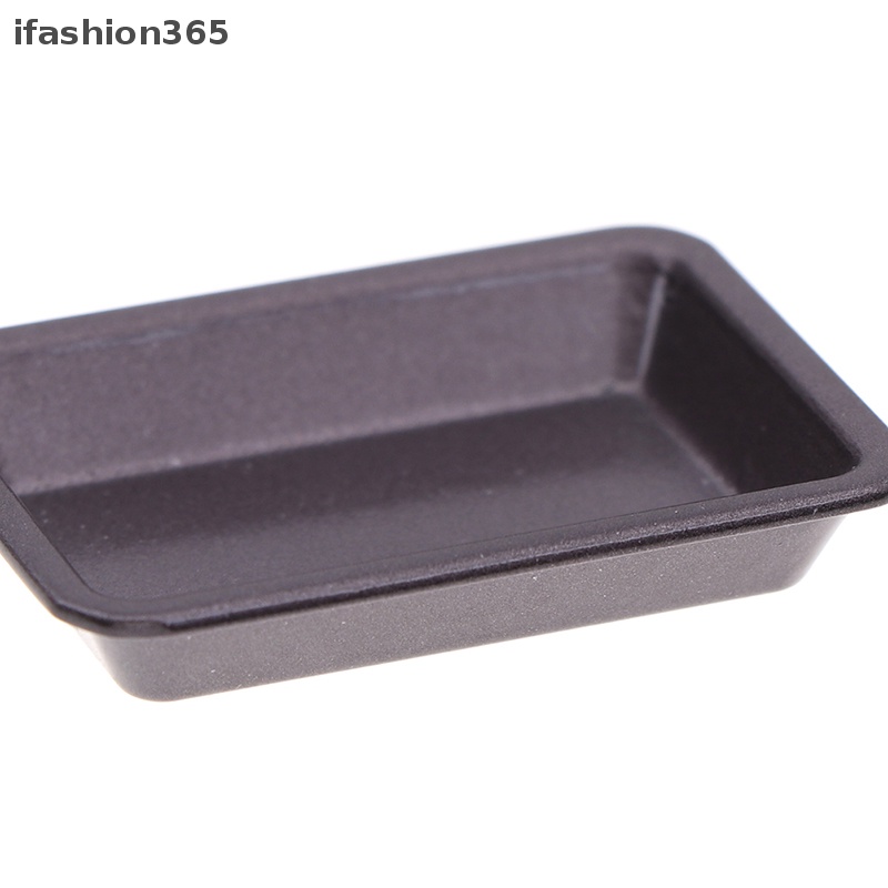 1 Khay Nướng Mini Bằng Kim Loại Dùng Cho Nhà Búp Bê 1: 12