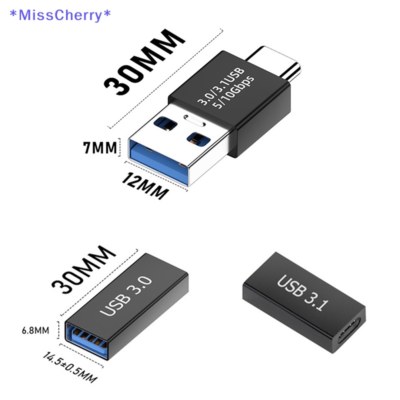 Đầu Nối Chuyển Đổi USB 3.1 Female Sang USB Type C Female Tốc Độ Cao Mới