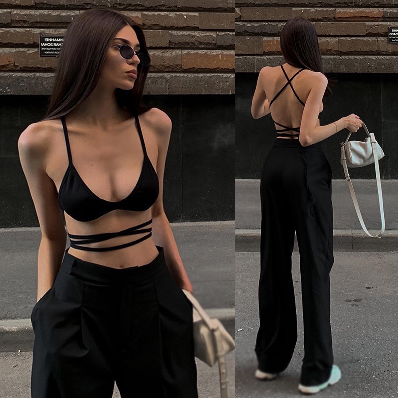 Áo Ngực Nữ Dây Chéo Lưng Gợi Cảm