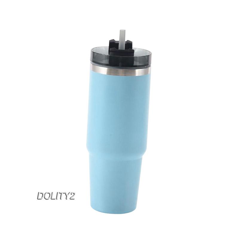 Cốc Uống Nước Bằng Thép Không Gỉ Có Nắp Và Ống Hút Dolity2 Sturdy