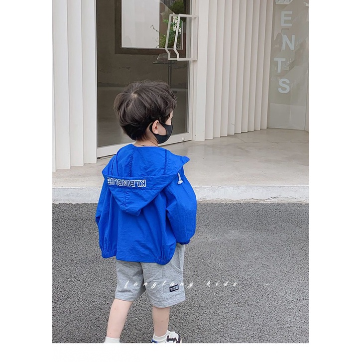Áo Khoác Chống Nắng Phong Cách Thời Trang Mùa Hè 2023 Cho Bé Trai