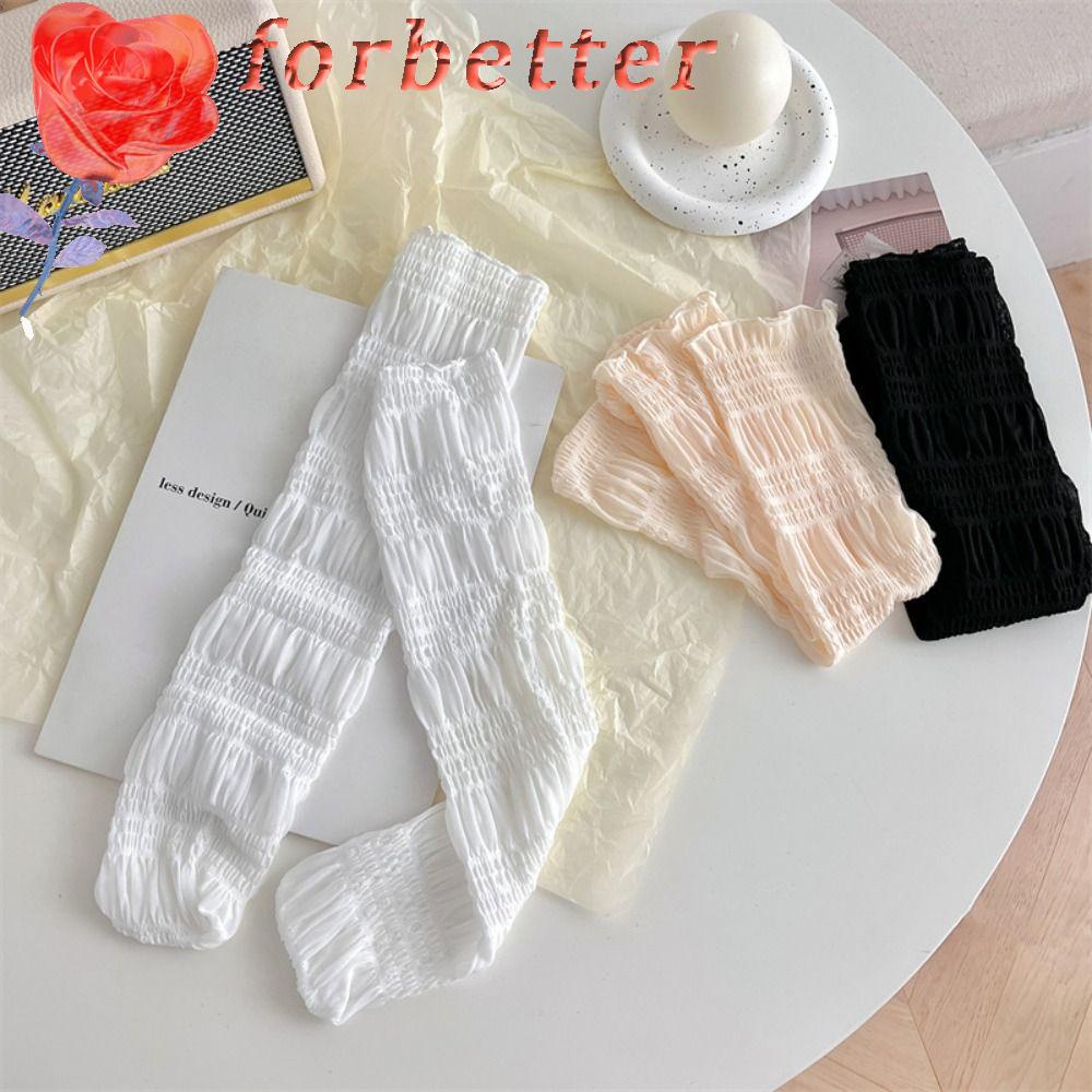 Vớ Dài Đến Đầu Gối Dáng Rộng Thoáng Khí Thấm Hút Mồ Hôi Màu Sắc Tinh Khiết Chống Mài Mòn Phong Cách Lolita Đáng Yêu Cho Nữ