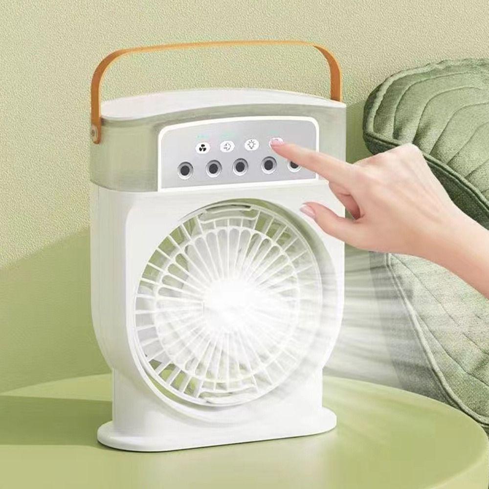 Quạt Điều Hòa Làm Mát Mùa Hè Di Động Có Thể Sạc Lại Bằng Cổng USB