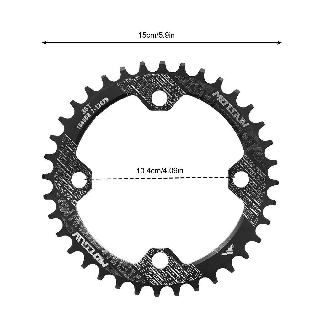 Am / XC Bánh Xích Xe Đạp Hình Tròn Bằng Hợp Kim Nhôm Gọn Nhẹ Chống Rơi Thay Thế Tiện Dụng