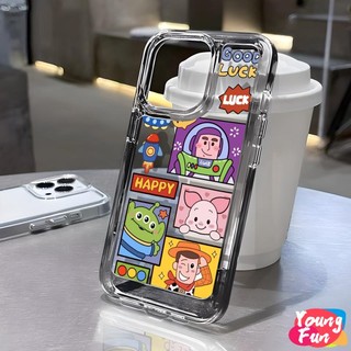 ốp lưng Câu chuyện đồ chơi Trong Suốt In iPhone 14 XR 13 11 12 Pro Max 8 7 6 6S Plus X Xs Max Se 2020 13 12 11 TPU Soft Transparent Phone Cover Casing