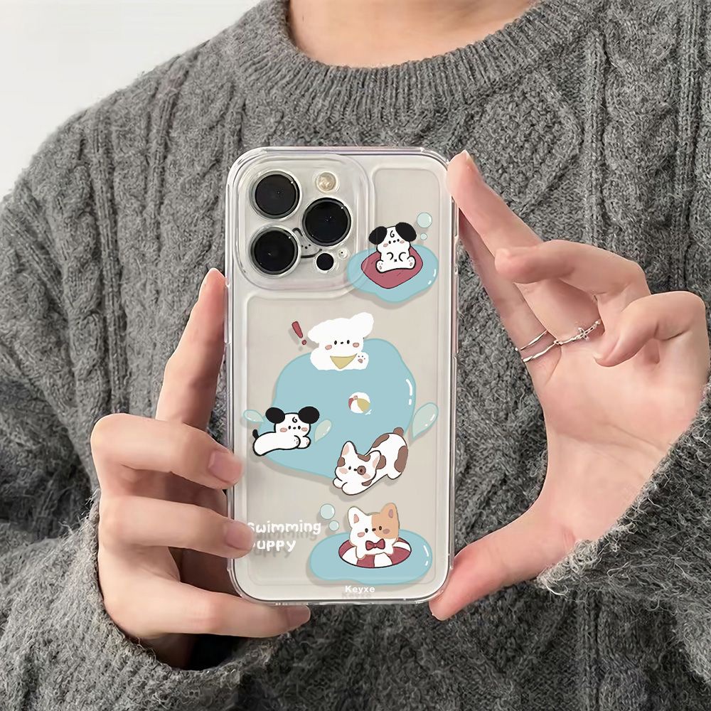 ✅Ốp Điện Thoại Dẻo Họa Tiết Chú Chó Dễ Thương Chống Sốc / Thấm Nước Cho Iphone Max6In Plus 1311127814Ốp Điện Thoại Thiết Kế Đẹp Mắt Cao Cấp Cho Yymx