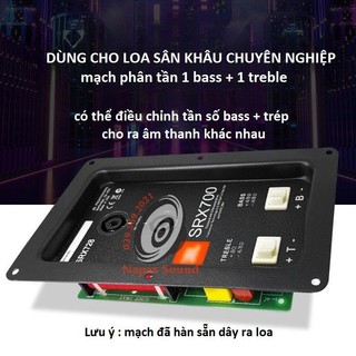 BỘ MẠCH PHÂN TẦN JB L CÓ CHỈNH ÂM BASS TRÉP SRX700 - GIÁ 1 MẠCH LIỀN HẬU CÓ DÂY - LOẠI CÔNG SUẤT LỚN