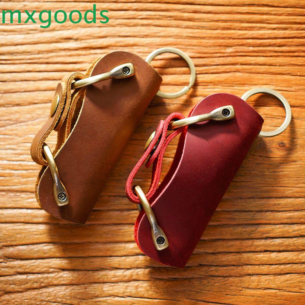 Túi Da Đựng Chìa Khóa Móc Kim Loại Đa Năng Phong Cách Vintage Giá Đỡ