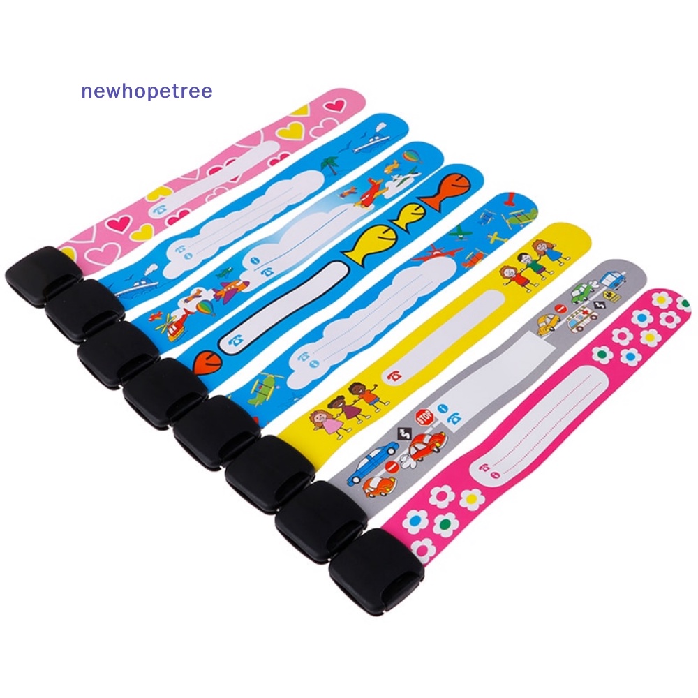 Set 4 Vòng Đeo Tay Chống Lạc An Toàn Cho Bé Màu Sắc Ngẫu Nhiên