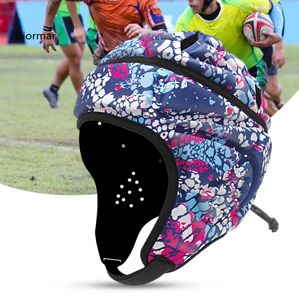 Dio Mũ Bảo Hiểm Đội Đầu Có Đệm EVA Chống Va Chạm Có Thể Điều Chỉnh Cho Thủ Môn Bóng Đá / Bóng