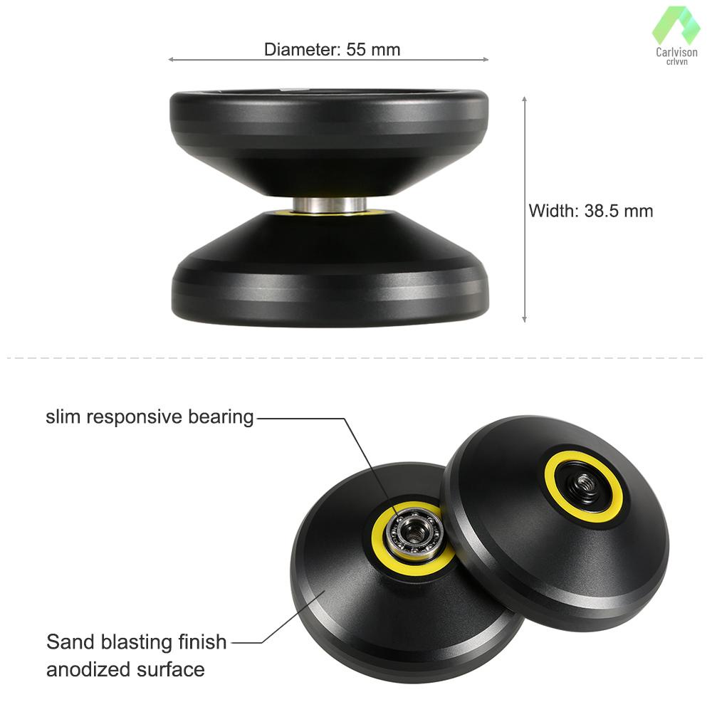 Đồ Chơi yoyo v3 Hợp Kim Nhôm Tốc Độ Cao yo-yo cnc Có Dây Xoay Cho Bé Trai Và Bé Gái